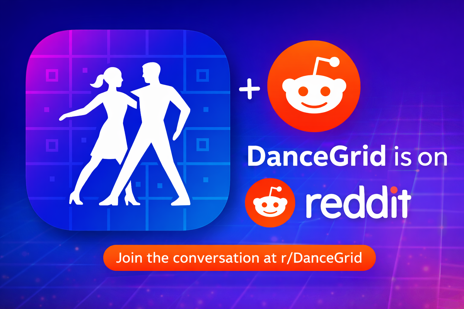 DanceGrid Is on Reddit — Come Dance With Us!